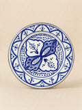Saffron & Light Orange Moroccan Ceramic Plate - Lainun Pattern II
